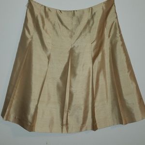 Gold Skirt 100% Silk